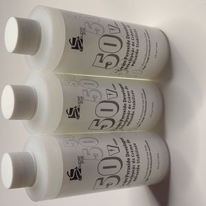 3pk Superstar 50V cream peroxide developer professional hair color lightener